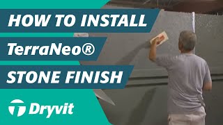 Dryvits TerraNeo Finish Application [upl. by Nitnilc745]