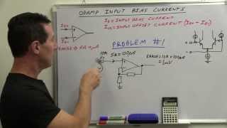 EEVblog 479  Opamp Input Bias Current [upl. by Urbannai]