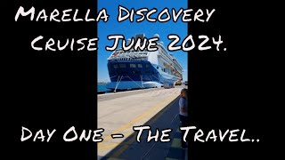 Marella Discovery 2 cruise June 2024  Day one the travel [upl. by Ahcurb]