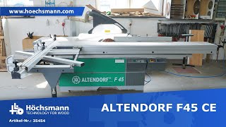 ALTENDORF F45 CE Höchsmann Klipphausen [upl. by Hook]