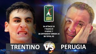 Trentino vs Perugia  Italian Volleyball SuperLega 20232024 [upl. by Anoyi89]