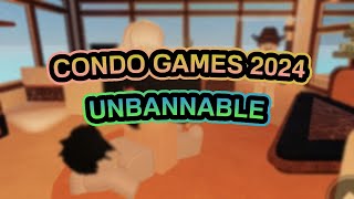 ROBLOX UNBANNABLE CONDO GAMES IN 2024 SERVER IN DESC [upl. by Kuebbing780]