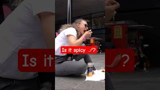 Romanian Girls Epic Reaction to Flavorful Indian Food 2 travel indianstreetfood indiansnack [upl. by Eegnat]