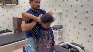 chiropractic Treatment by DrSanjitPakhareChiropractor chiropractor physiotherapy pain [upl. by Larok]