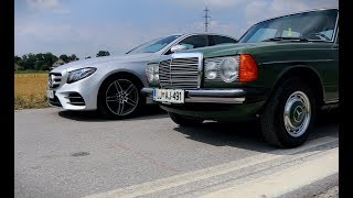 Mercedes E 220d W213 and 300d W123 [upl. by Noirad869]