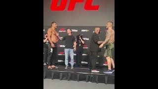 Things got HEATED between Paulo Costa and Marvin Vettori at weighins 👀  Shorts [upl. by Anael]