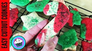 How to make Christmas Cutout Cookies  25DaysofCookies [upl. by Blackington]