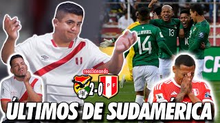 ¡SOMOS COLEROS  Bolivia 20 Perú  REACCIÓN DE HINCHAS PERUANOS  ELIMINATORIAS MUNDIAL 2026 [upl. by Genni812]