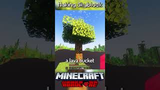 I Made Skyblock in Minecraft Hardcore 22 [upl. by Bamford]