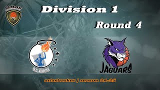 Atlasbasket  Div 1Round 4  ΚΑΤΡΑΚΕΙΛΑ vs JAGUARS [upl. by Amer]