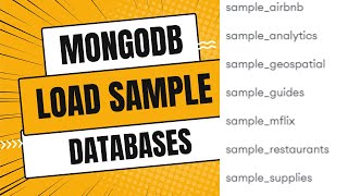 How to Add MongoDB Sample Databases in 2024 [upl. by Ayik]