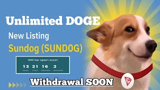 SUNDOG MINING PLATFORM 🔥START DOGE MINING AND EARN FREE AIRDROP [upl. by Luemas]