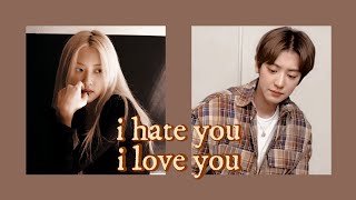 blackpink rosé amp exo chanyeol — i hate u i love u AI cover [upl. by Uriah]