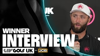 WINNER INTERVIEW Rahm Legion XIII Full Press Conference  LIV Golf UK by JCB [upl. by Grizelda372]