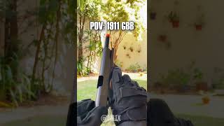 Colt 1911 GBB Airsoft Shorts POV [upl. by Cyndia]