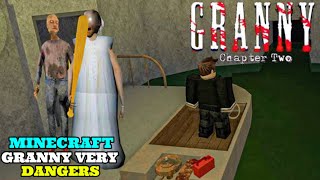 Minecraft Granny Ke Ghar Se Escape Karna Impossible  Blocky Granny 3 Gameplay [upl. by Dikmen]