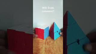 my solved Rubiks cube and pyramix as candy music trendingshorts viral trending scottfrenzel [upl. by Cadmar]