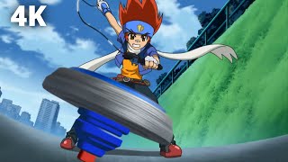 Beyblade Metal Fusion  OpeningTheme Song 4K 60FPS Remastered [upl. by Geordie8]