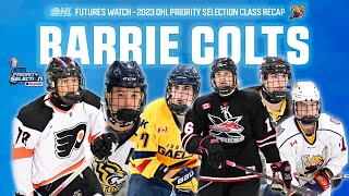 20232024 OHL Futures Watch  Barrie Colts [upl. by Copland]