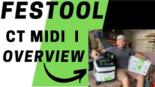 Festool CT MIDI 1 Dust Extractor overview ll What’s the best dust collection [upl. by Nnoved915]