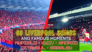 1 hour of Liverpool Songs from Anfield and European Finals [upl. by Vasilis70]