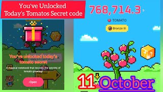 Tomarket Airdrop Combo 11 October  Tomarket Daily Combo Today  Tomarket Secret Combo Today [upl. by Alyam908]