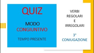 Italiano per stranieri Lezione 131 QUIZ CONGIUNTIVO PRESENTE [upl. by Jeane]