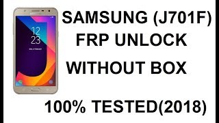 Samsung J701F Frp Unlock Without Box Via Odin frp File NEW SECURITY PATCH 2018 100 tested [upl. by Dasie]