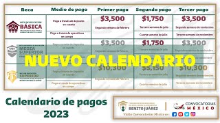 🔴 Beca Benito Juárez 2023 🗓️ Conoce el nuevo calendario de pagos [upl. by Aphra197]