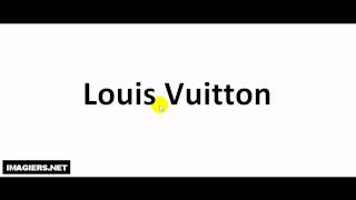 Como pronunciar Louis Vuitton [upl. by Walworth]