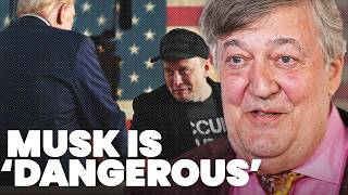 Musk has no honour for endorsing Trump  Stephen Fry [upl. by Ednihek]