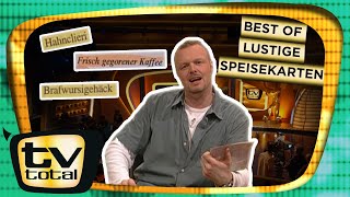 Die schlechtesten deutschen Speisekarten  Best Of  TV total [upl. by August]