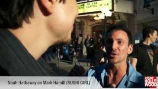 Noah Hathaway on Mark Hamill in Sushi Girl EyeGore Awards Red Carpet [upl. by Allicerp]