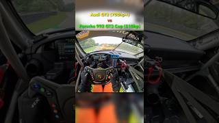 Porsche 992 GT3 Cup vs Audi GT2 Onboard POV Battle🔥 [upl. by Nashner]