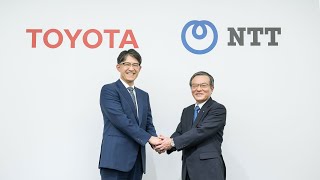 NTT・トヨタ自動車 共同記者会見 [upl. by Aicram]