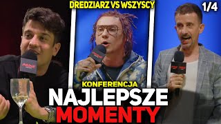 DREDZIARZ VS WSZYSCY  KONFERENCJA PRIME MMA 8  NAJLEPSZE MOMENTY 14 [upl. by Hodges630]