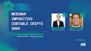 Webinar Declaraciones Juradas Anuales Cripto 2024 con Errepar [upl. by Fanchon]