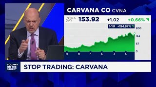 Cramer’s Stop Trading Carvana [upl. by Anilegnave]