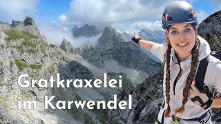 Mittenwalder Höhenweg Genialer Klettersteig in den Bayerischen Alpen in Deutschland [upl. by Sofer]