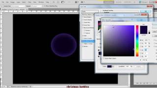 How to make a Christmas Bauble using Photoshop [upl. by Vudimir]