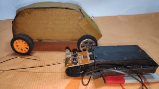 How To Make A Remote Control Mini Car And DC Motor My HomeScience Product [upl. by Lokkin]