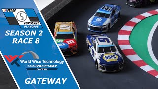 Nascar Stop Motion  SCS Season 2 PLAYOFFS Race 8 at Gateway  Sunoco 400 [upl. by Vivi]