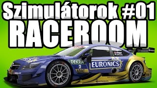 Raceroom Racing  Szimulátor bemutató 01  R3E alapozó [upl. by Peria]