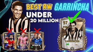 Best RW in FC Mobile Under 20 Million  Garrincha Review FC Mobile 25 [upl. by Fishman]