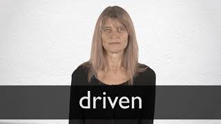 How to pronounce DRIVEN in British English [upl. by Lalla]