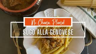 GENOVESE RICETTA DEL SUGO TRADIZIONALE NAPOLETANO [upl. by Schenck]