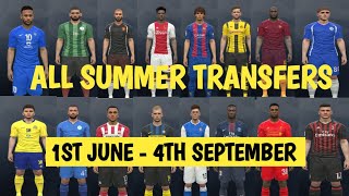 PES 2017 Smoke Patch v1743 Option File  All Summer Transfers for 20232024 Season [upl. by Illoh]