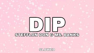 Stefflon Don amp Ms Banks  Dip SLOWEDREVERB [upl. by Stag]