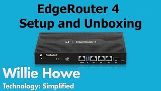 EdgeRouter 4 Setup amp Unboxing [upl. by Byran]