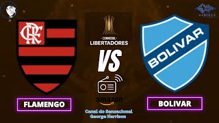 FLAMENGO 2 X 0 BOLIVAR  LIBERTADORES 2024  NARRAÇÃO [upl. by Kelula]